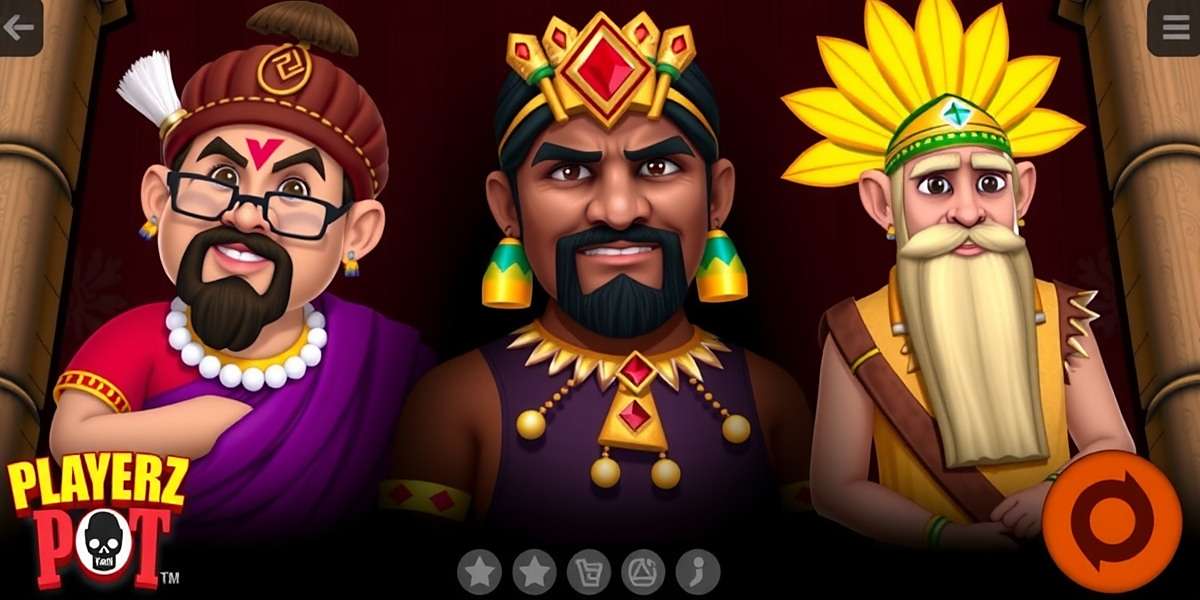 Playerz Pot Cultural Localization Playerz Pot game characters showing diverse Indian cultural backgrounds and clothing
